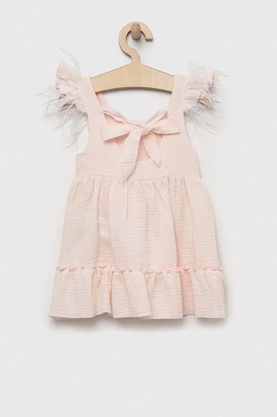 Хлопковое детское платье Jamiks розовый