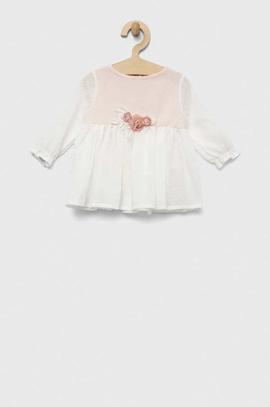 Jamiks sukienka bawełniana niemowlęca różowy