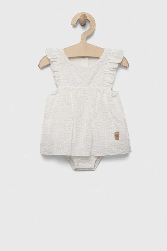 bijela Pamučna haljina za bebe Jamiks Za djevojčice