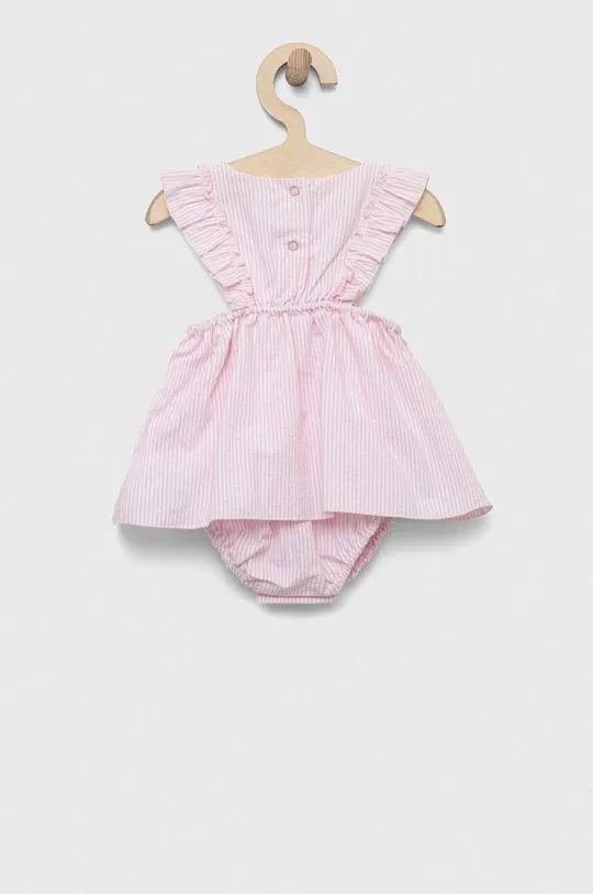 Jamiks vestito in cotone neonata rosa
