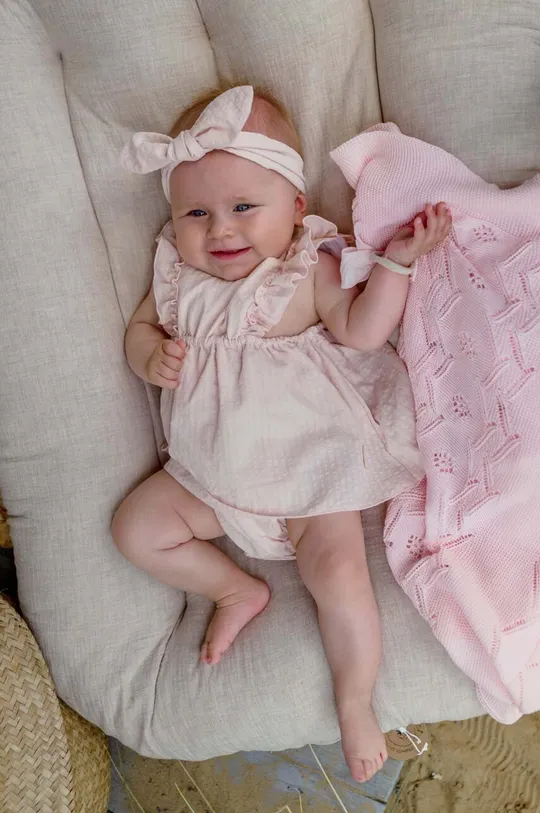 narančasta Pamučna haljina za bebe Jamiks Za djevojčice