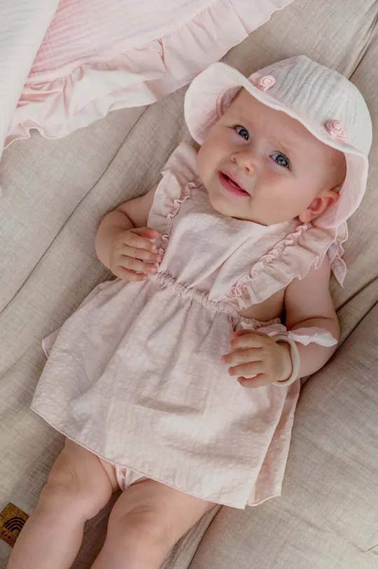 Jamiks sukienka bawełniana niemowlęca Dziewczęcy