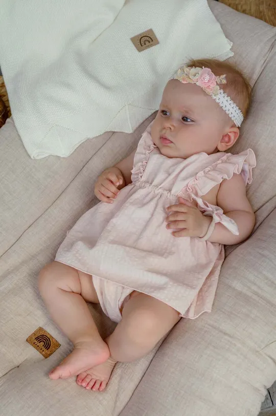 Jamiks sukienka bawełniana niemowlęca