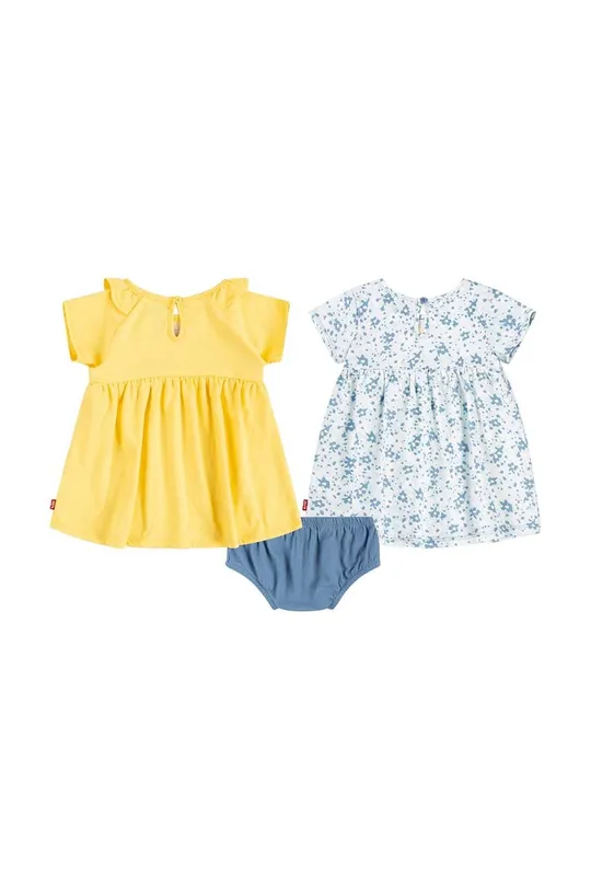 Obleka za dojenčka Levi's 2-pack modra