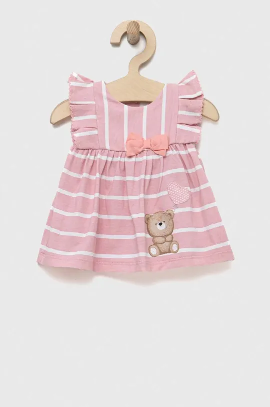 roza Obleka za dojenčka Mayoral Newborn Dekliški