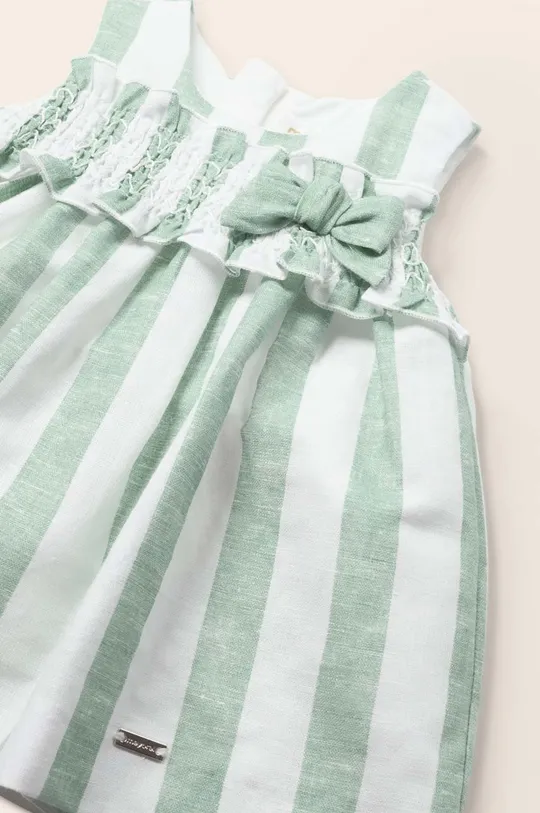 tirkizna Pamučna haljina za bebe Mayoral Newborn
