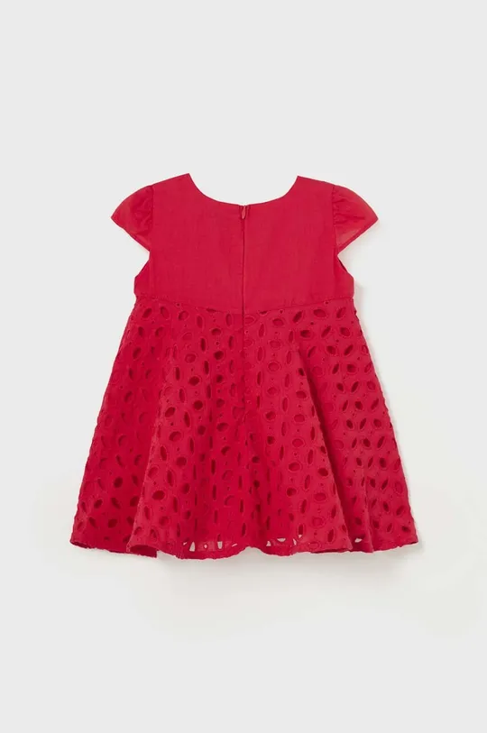 Detské bavlnené šaty Mayoral červená
