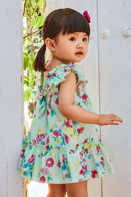 Mayoral sukienka niemowlęca turkusowy