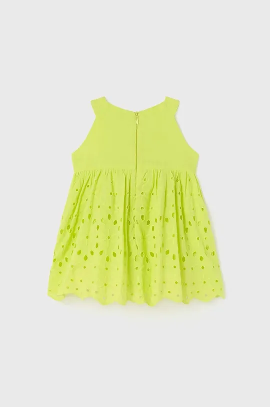 Dječja pamučna haljina Mayoral zelena