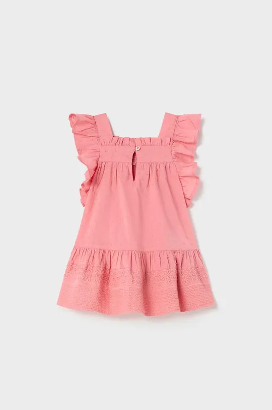 рожевий Дитяча бавовняна сукня Mayoral