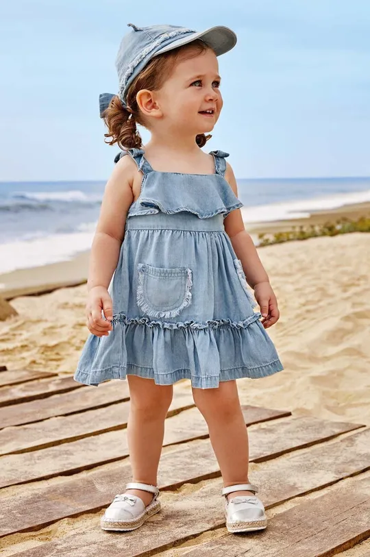 μπλε Φόρεμα μωρού Mayoral Για κορίτσια