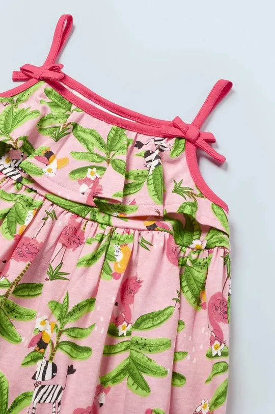 ružová Detské bavlnené šaty Mayoral