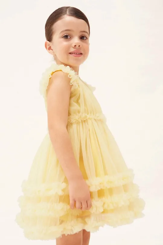 žlutá Dívčí šaty Mayoral Dívčí