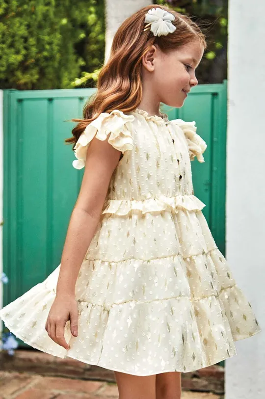 μπεζ Παιδικό φόρεμα Mayoral Για κορίτσια