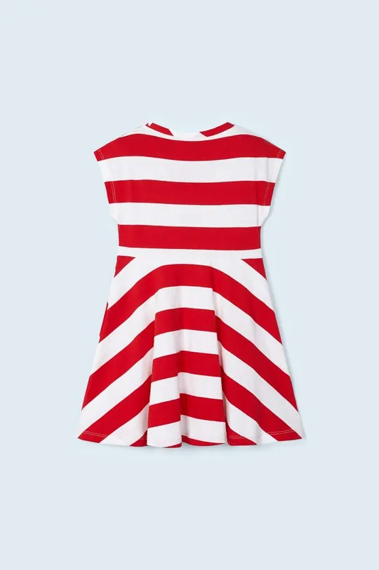 Παιδικό βαμβακερό φόρεμα Mayoral κόκκινο