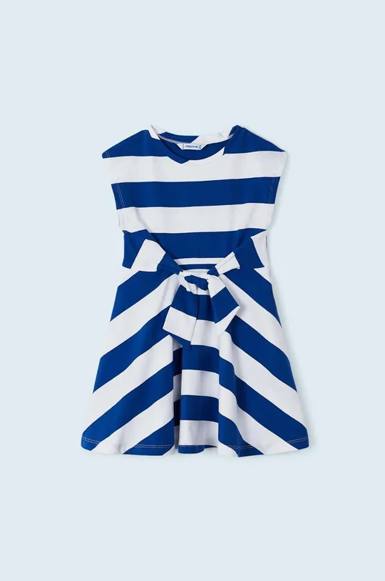 Dječja pamučna haljina Mayoral mornarsko plava