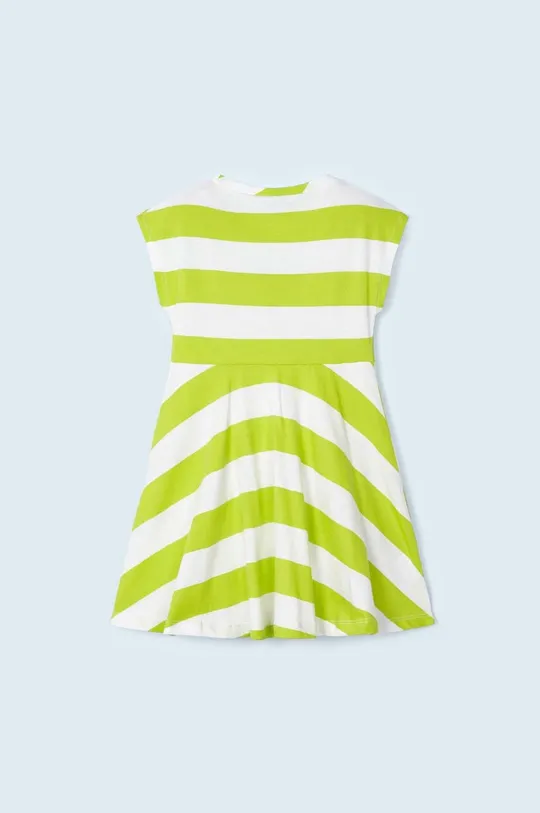Dievčenské bavlnené šaty Mayoral zelená