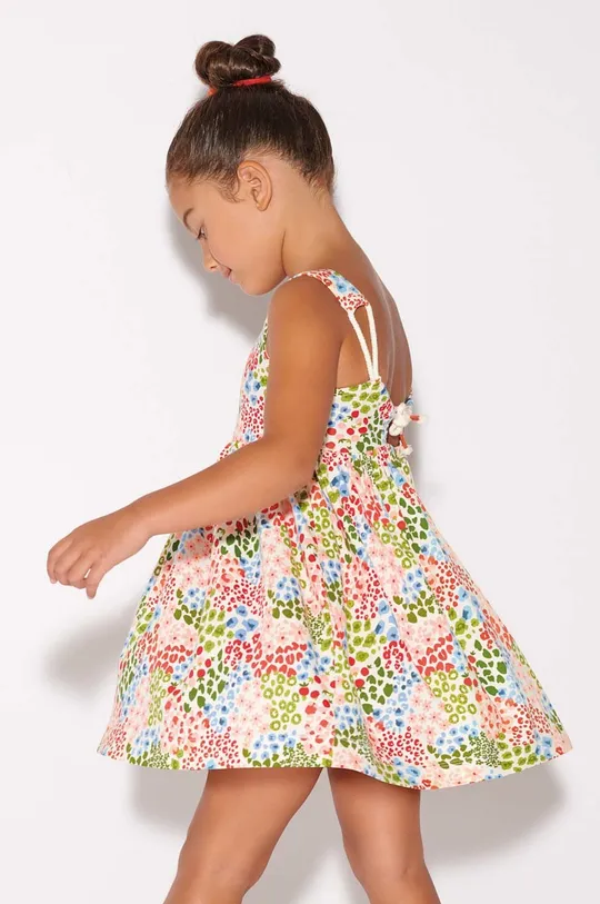 šarena Dječja pamučna haljina Mayoral Za djevojčice