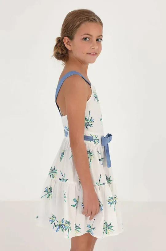 μπλε Παιδικό βαμβακερό φόρεμα Mayoral Για κορίτσια