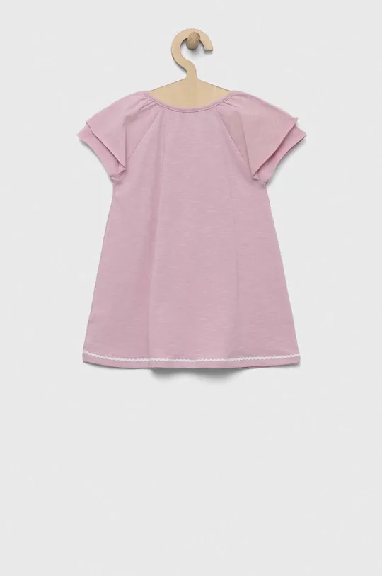 Obleka za dojenčka United Colors of Benetton roza