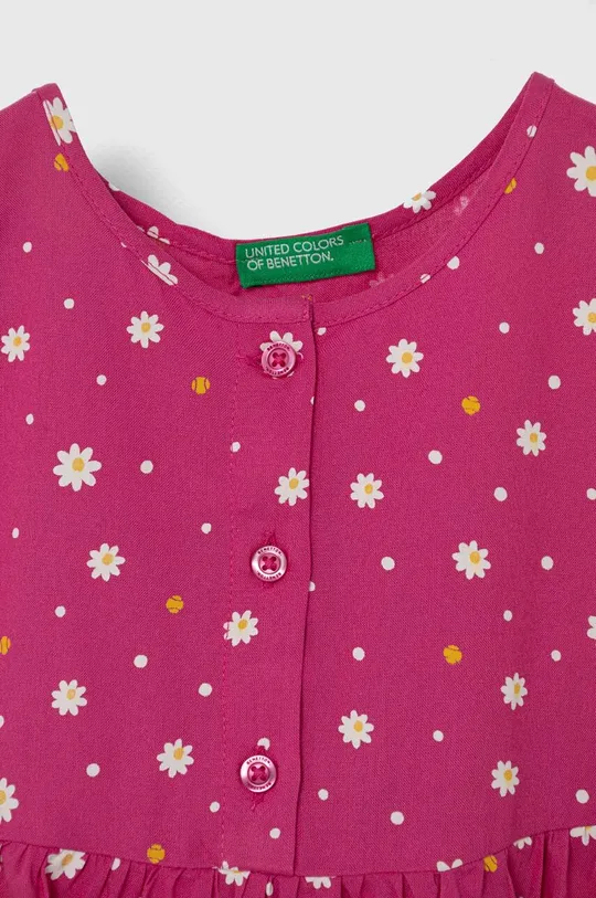 Παιδικό φόρεμα United Colors of Benetton  100% Βισκόζη