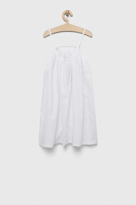 Дитяча бавовняна сукня United Colors of Benetton білий
