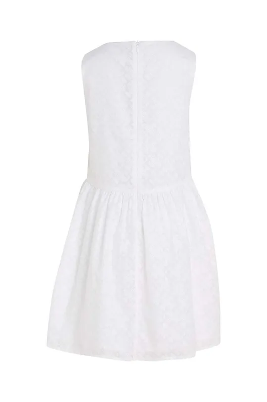 Dievčenské šaty Tommy Hilfiger  Základná látka: 55 % Polyester, 45 % Bavlna Podšívka: 100 % Viskóza