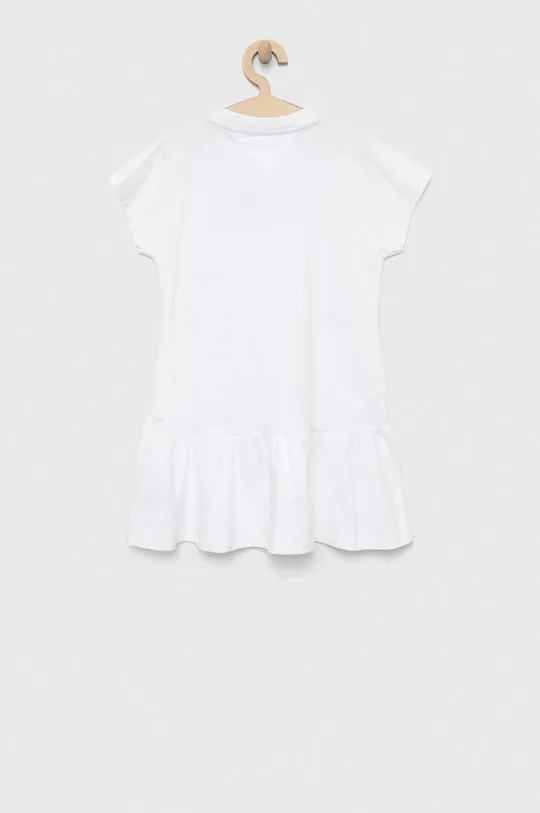 Tommy Hilfiger sukienka bawełniana dziecięca biały