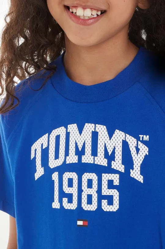 Dječja pamučna haljina Tommy Hilfiger Za djevojčice