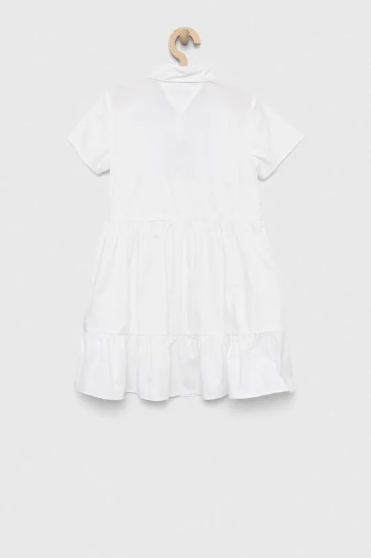 Хлопковое детское платье Tommy Hilfiger белый