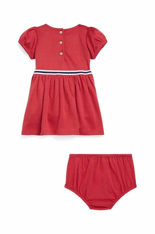 Haljina za bebe Polo Ralph Lauren crvena