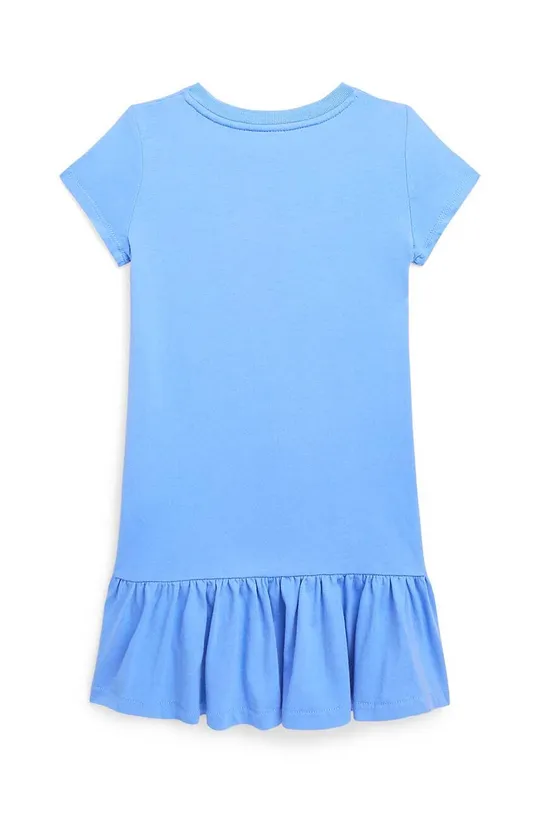 jasny niebieski Polo Ralph Lauren sukienka bawełniana dziecięca