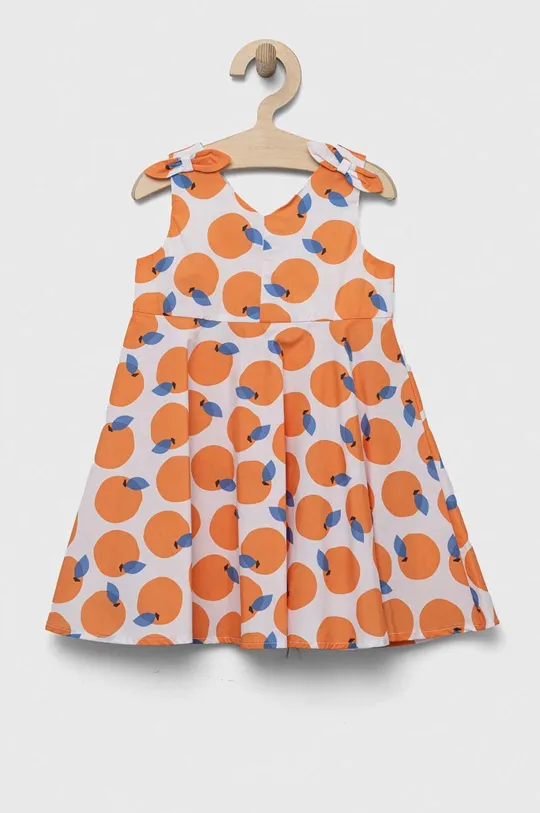 πορτοκαλί Παιδικό βαμβακερό φόρεμα Birba&Trybeyond Για κορίτσια