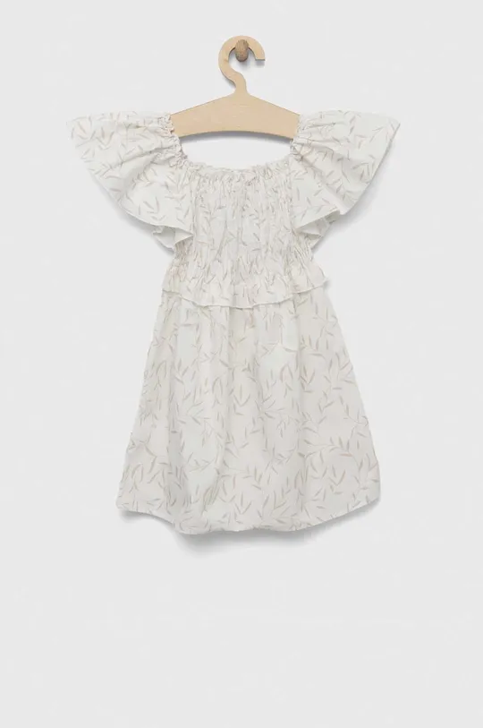 Παιδικό βαμβακερό φόρεμα Birba&Trybeyond λευκό