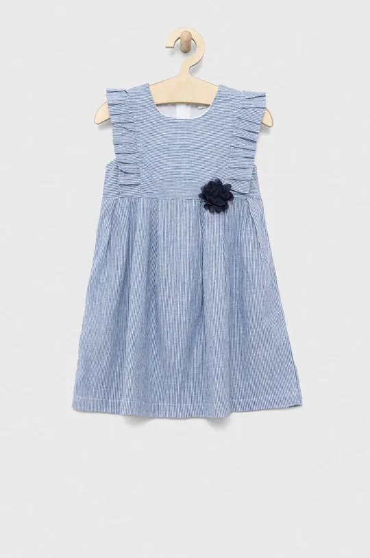 μπλε Παιδικό λινό φόρεμα Birba&Trybeyond Για κορίτσια