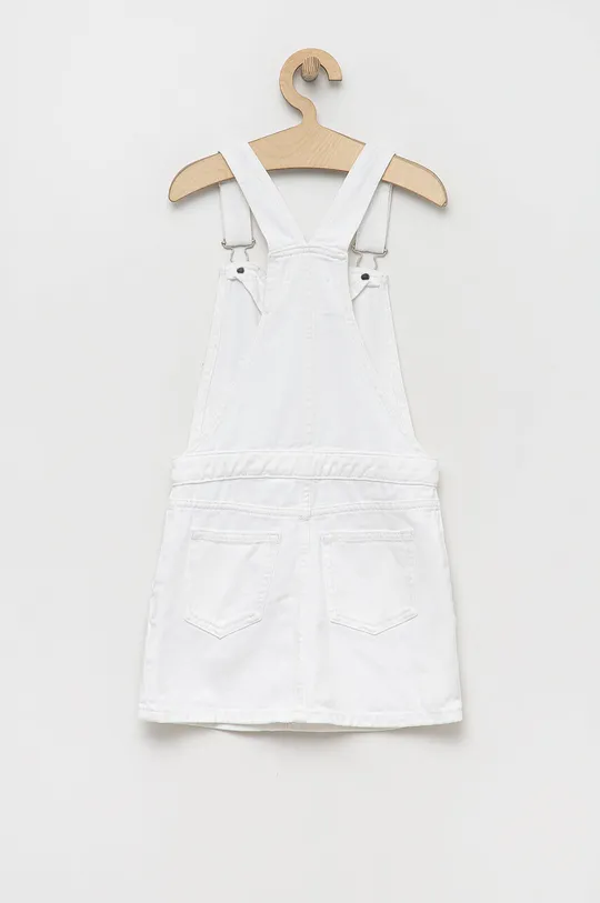 Dječja traper haljina Calvin Klein Jeans bijela