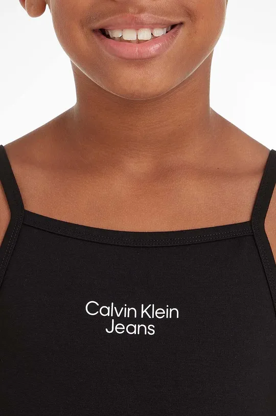 Otroška obleka Calvin Klein Jeans Dekliški