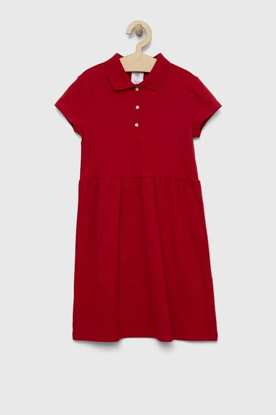 czerwony GAP sukienka dziecięca Dziewczęcy