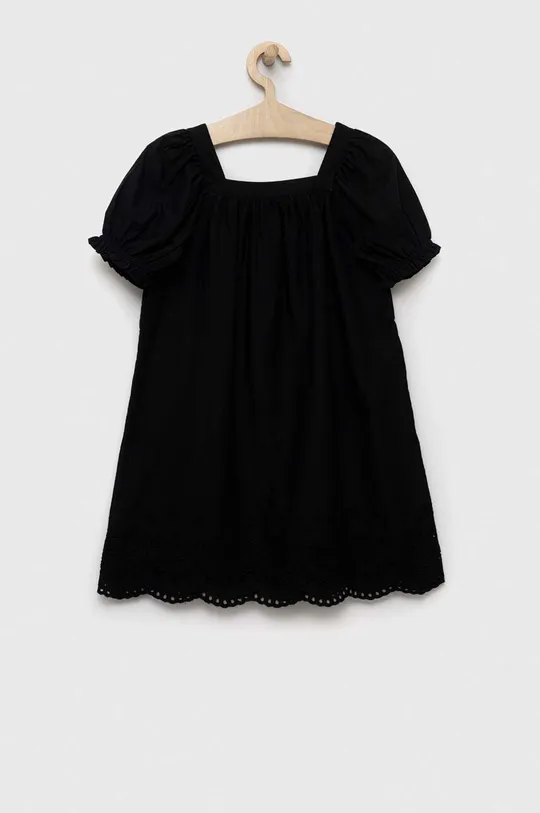 GAP sukienka bawełniana dziecięca czarny