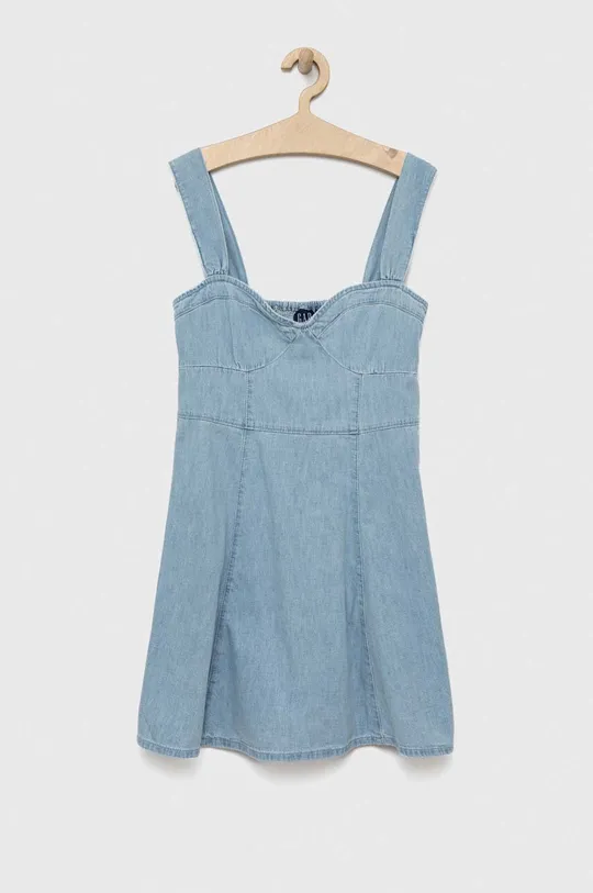 голубой Детское джинсовое платье GAP Для девочек