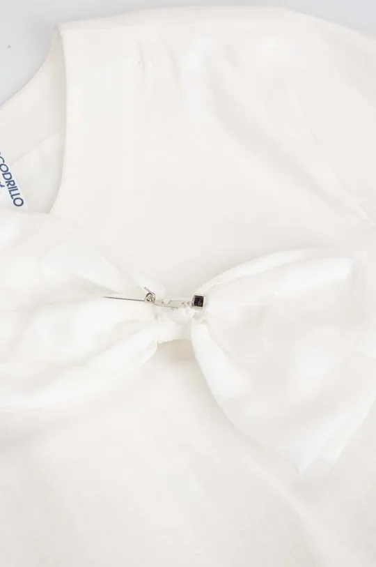 λευκό Παιδικό φόρεμα Coccodrillo