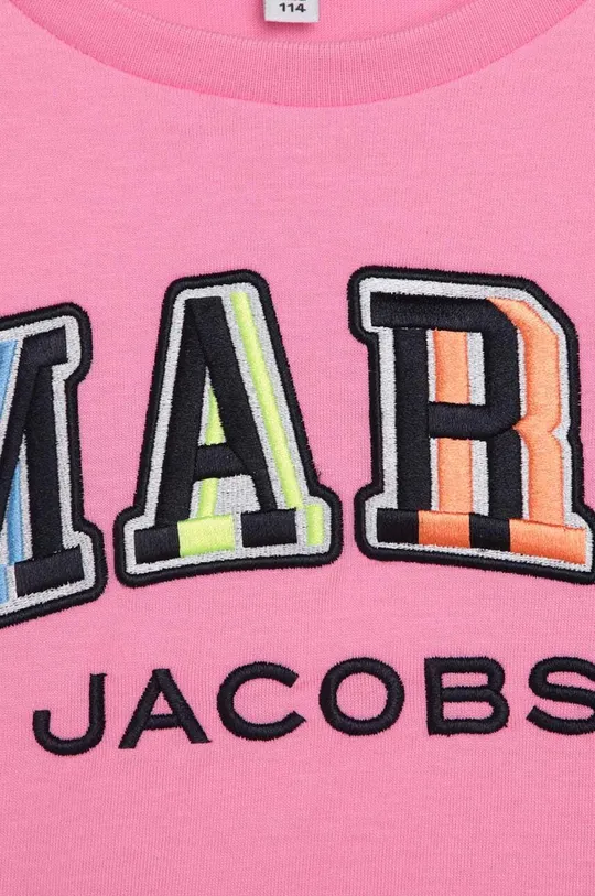 ροζ Παιδικό βαμβακερό φόρεμα Marc Jacobs
