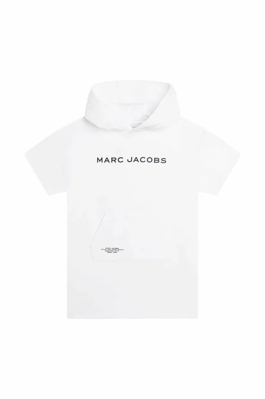 білий Дитяча бавовняна сукня Marc Jacobs Для дівчаток