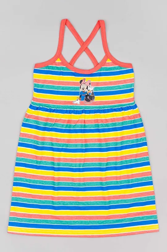 πορτοκαλί Παιδικό βαμβακερό φόρεμα zippy Για κορίτσια