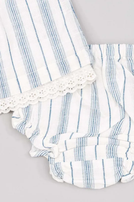 mornarsko plava Pamučna haljina za bebe zippy