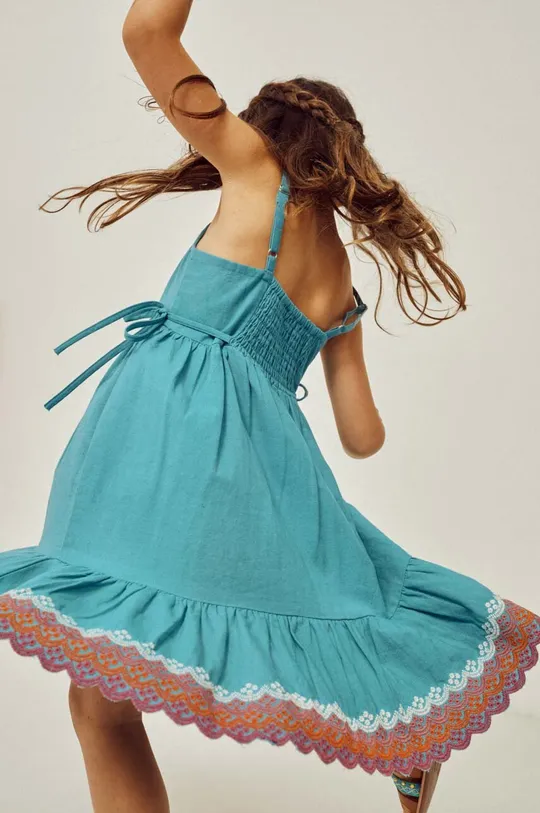 Дитяча сукня з домішкою льону zippy