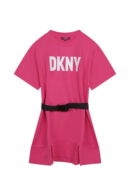 Παιδικό φόρεμα DKNY ροζ