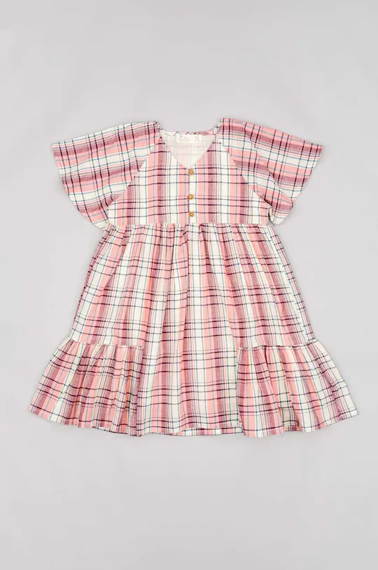 šarena Dječja pamučna haljina zippy Za djevojčice