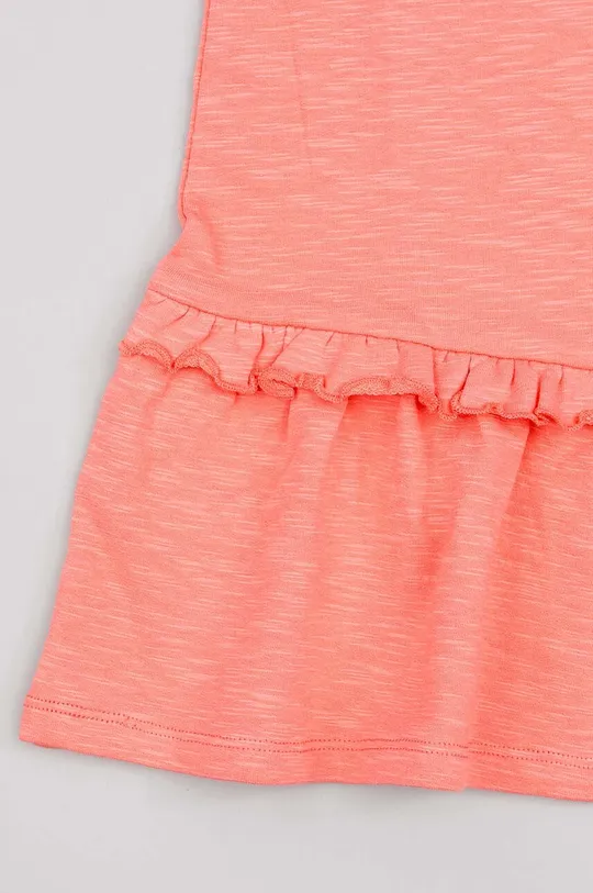 oranžová Dievčenské šaty zippy