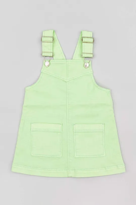 zelena Otroška obleka zippy Dekliški